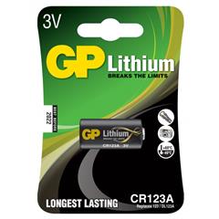 GP Batteri CR123A 3V